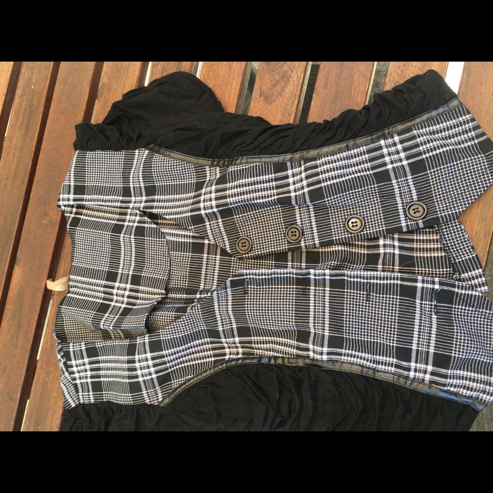 Plaid Shirt Top